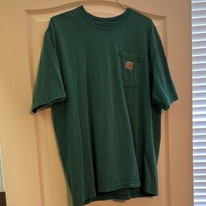 Carhartt Green Loose Fit Pocket T-Shirt